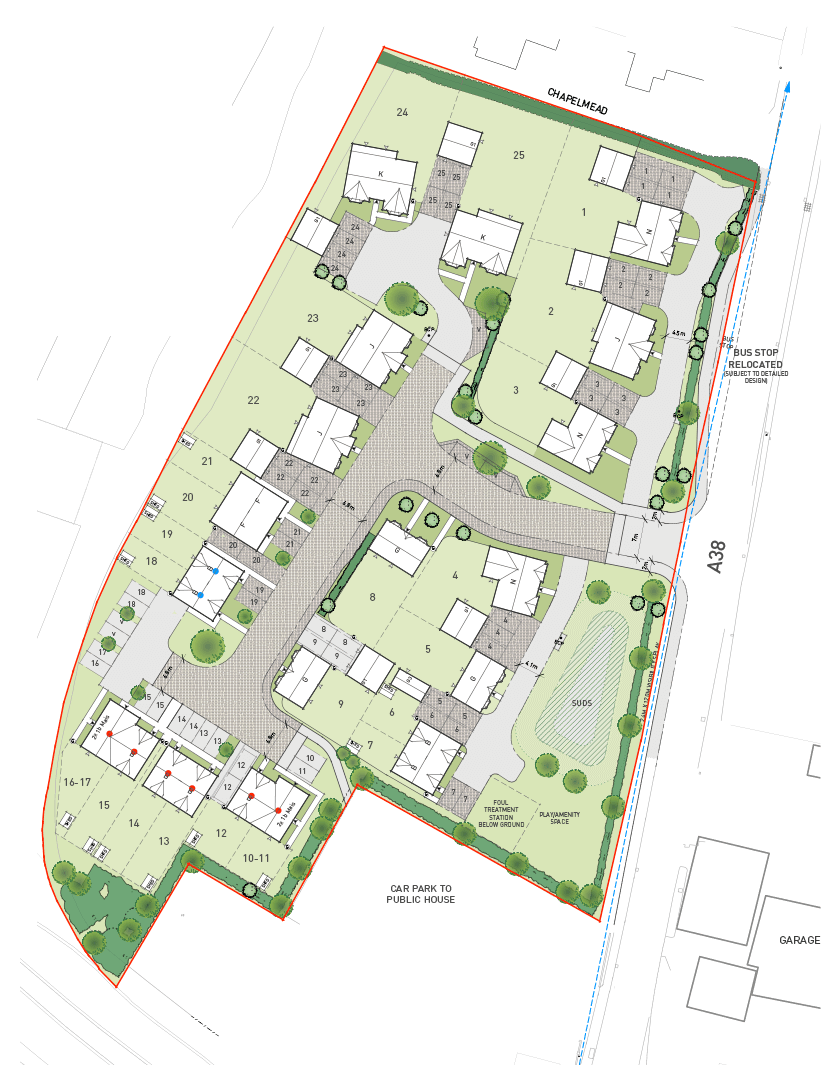 coombe hill siteplan